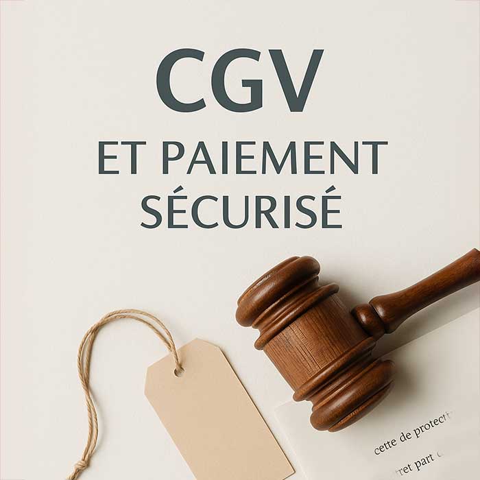CGV et paiement sécurisé
