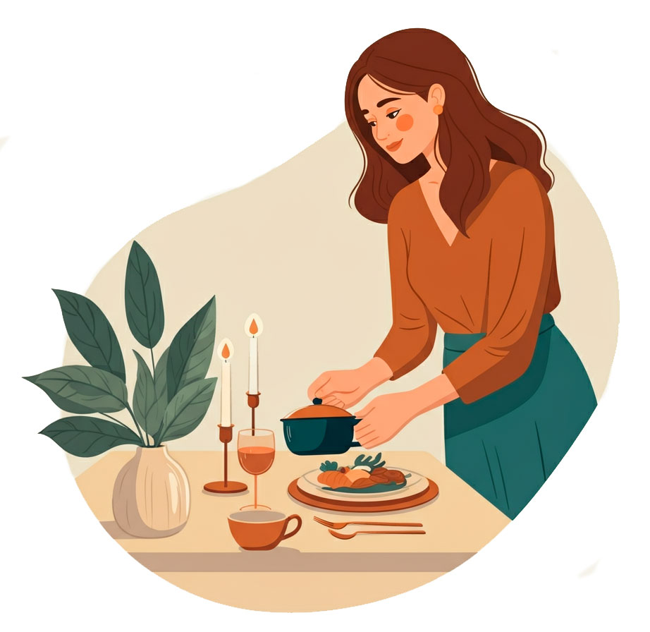 Repas pour éviter la routine