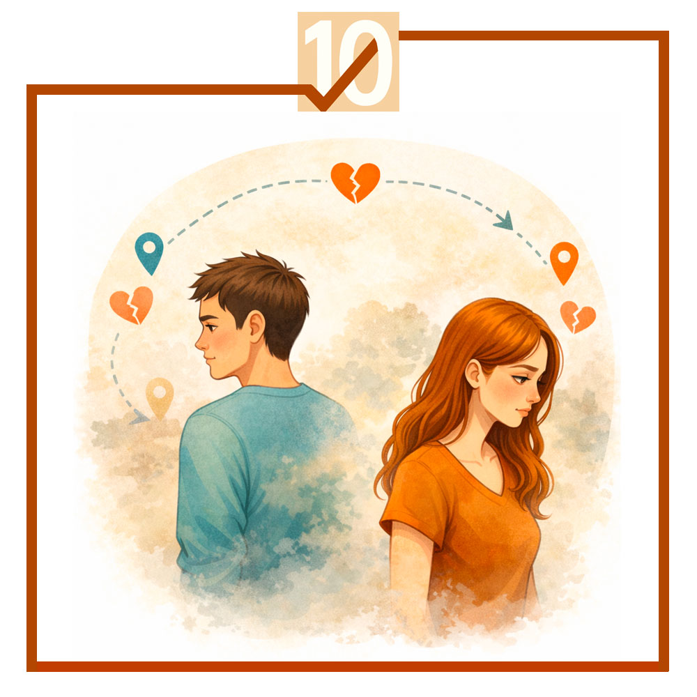 Prendre de la distance avec son ex